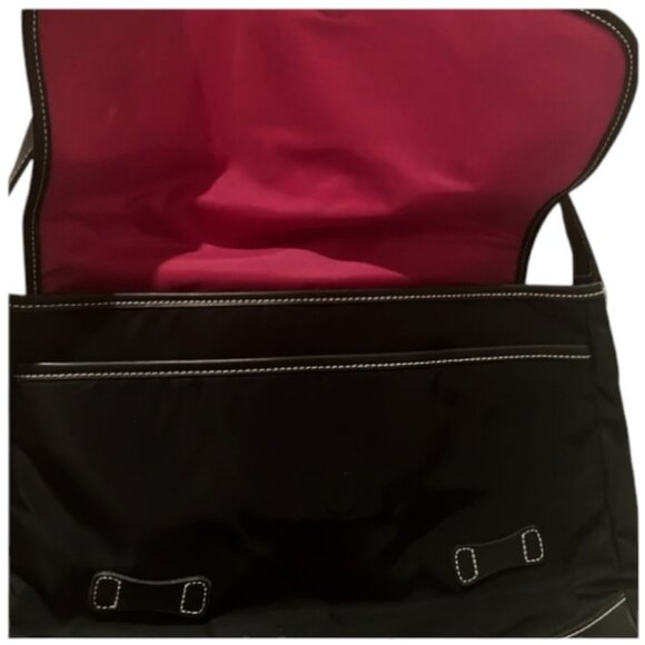 Etienne Aigner black Kaleidoscope Collection messenger/shoulder bag BNWT - Picture 3 of 10